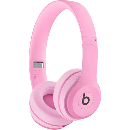Beats Solo 4 Wireless On-Ear Headphones (Bright Pink)