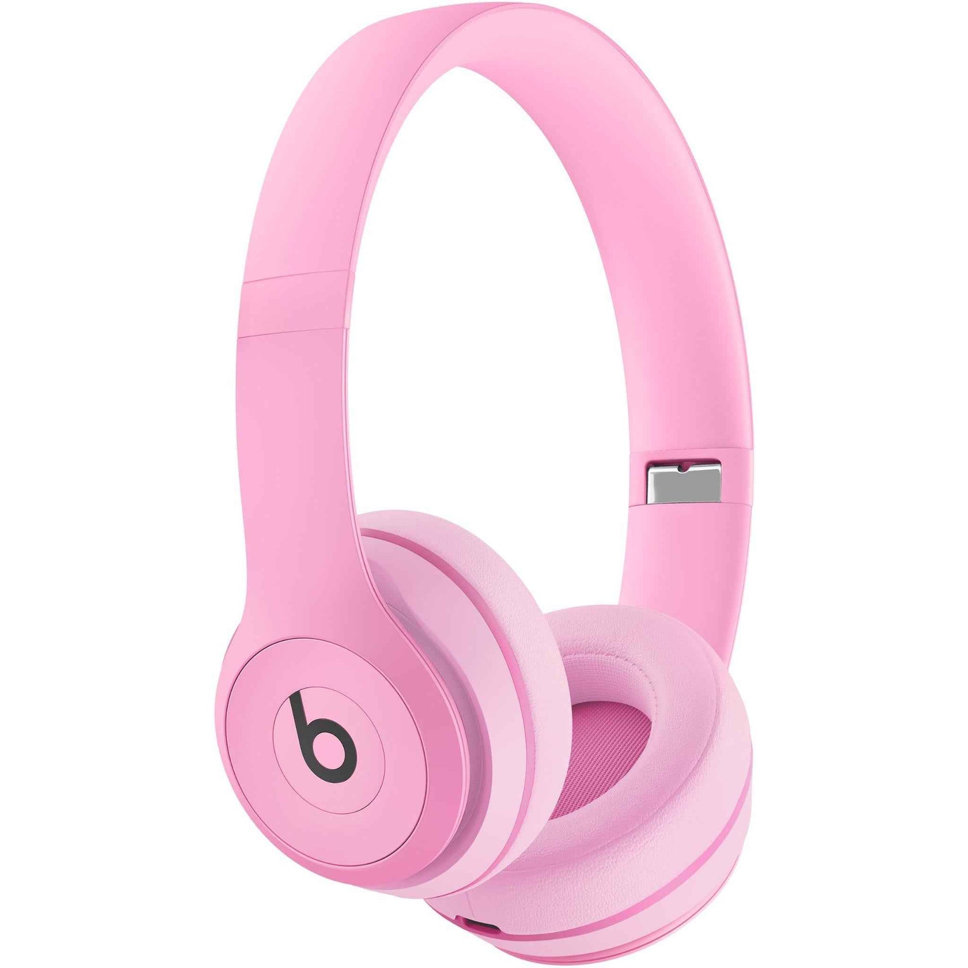 Beats Solo 4 Wireless On-Ear Headphones (Bright Pink)