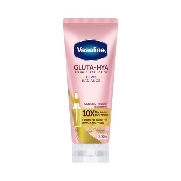VASELINE GLUTA-HYA BODY LOTION MOISTURISER RADIANCE 200ML
