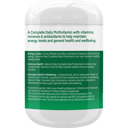 Nature's Way Daily Multivitamin With Antioxidants Coated Tablets 250 pack