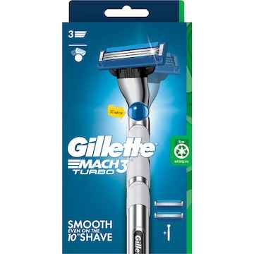 Gillette Mach3 Turbo 3D Mens Razor each