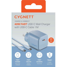Cygnett Charge & Connect 40W Wall Charger
