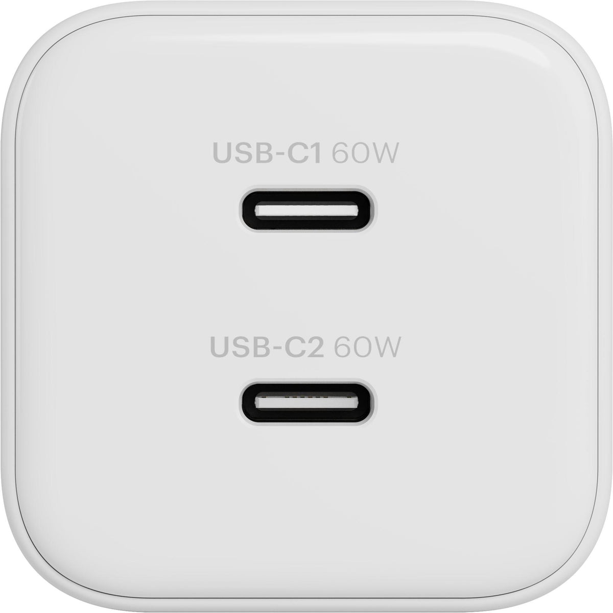 Cygnett Charge & Connect 60W Dual USB-C Wall Charger
