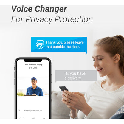 EzViz EP8 Ultra Dual Camera Video Doorbell