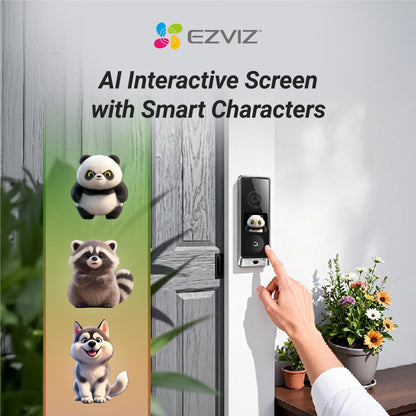 EzViz EP8 Ultra Dual Camera Video Doorbell