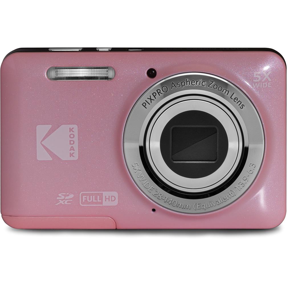 Kodak Pixpro FZ55 Digital Compact Camera (Pink)