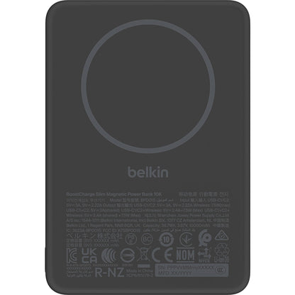 Belkin BoostCharge Slim Magnetic Power Bank 10K (Black)