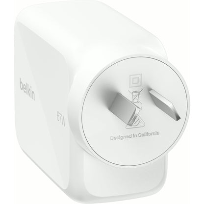 Belkin BoostCharge Pro Retractable GaN Wall Charger 67W