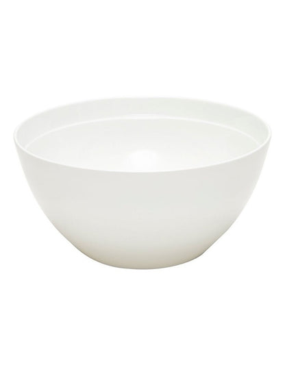 Edge Salad Bowl 22.5cm in White