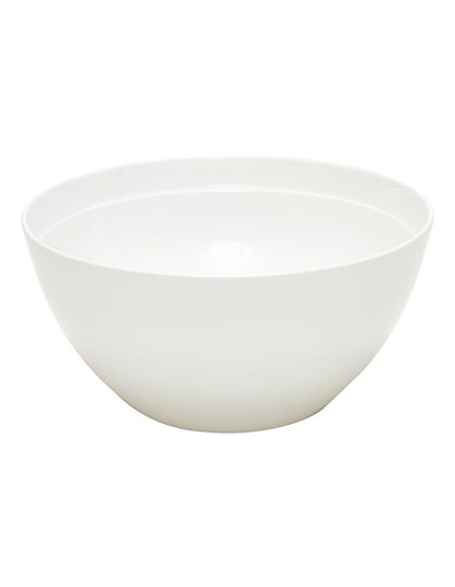 Edge Salad Bowl 22.5cm in White