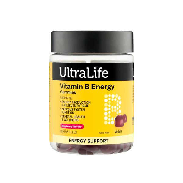 ULTRALIFE VITAMIN B ENERGY GUMMIES 100PK