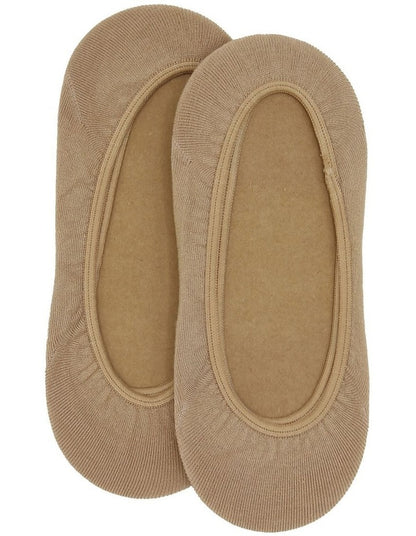 Ecostyle Bamboo Footlet 2 Pair Socks in Natural