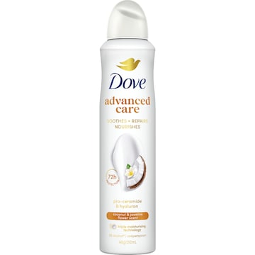 Dove Women Advanced 72hr Deodorant Aerosol Coconut 250mL