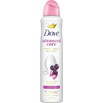 Dove Women Advanced 72hr Deodorant Aerosol Berry 250mL