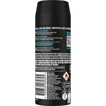 Lynx Fine Fragrance Body Spray Aqua Bergamot 150mL