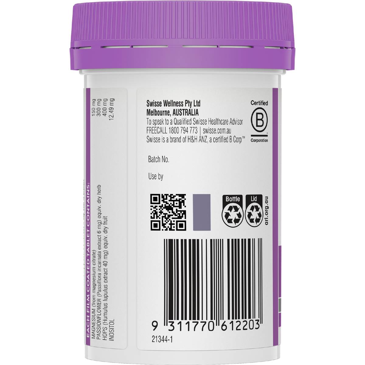 Swisse Ultiboost Magnesium + Sleep Tablets 60 pack