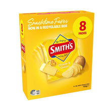 SMITHS POTATO CHIPS LUNCHBOX MULTIPACK CHEESE & ONION 8PK 152G