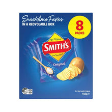 SMITHS POTATO CHIP LUNCHBOX MULTIPACK ORIGINAL 8PK 152G
