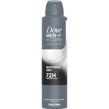 Dove Men+Care Advanced 72hr Deodorant Aerosol Invisible Dry 250mL