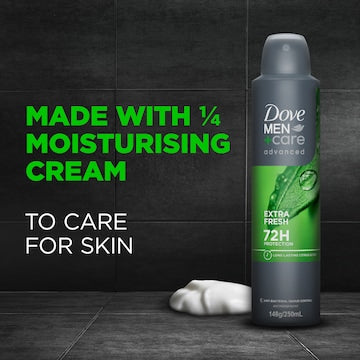 Dove Men+Care Advanced 72hr Deodorant Aerosol Extra Fresh 250mL
