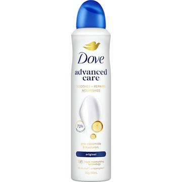 Dove Women Advanced 72hr Deodorant Aerosol Original 250mL