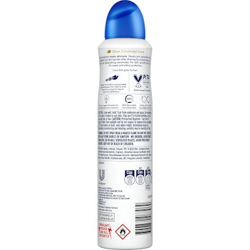 Dove Women Advanced 72hr Deodorant Aerosol Original 250mL
