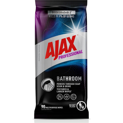 Ajax Professional Bathroom Wipes 90 Pack