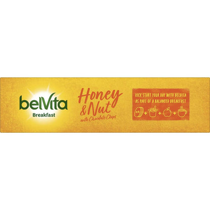 Belvita Breakfast Biscuits Honey & Nut With Chocolate Chips 6 Pack 300g