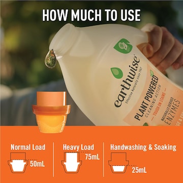 Earthwise Orange & Eucalyptus Laundry Liquid Washing Detergent 2L