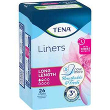 TENA Incontinence Liners Long Length 26 pack