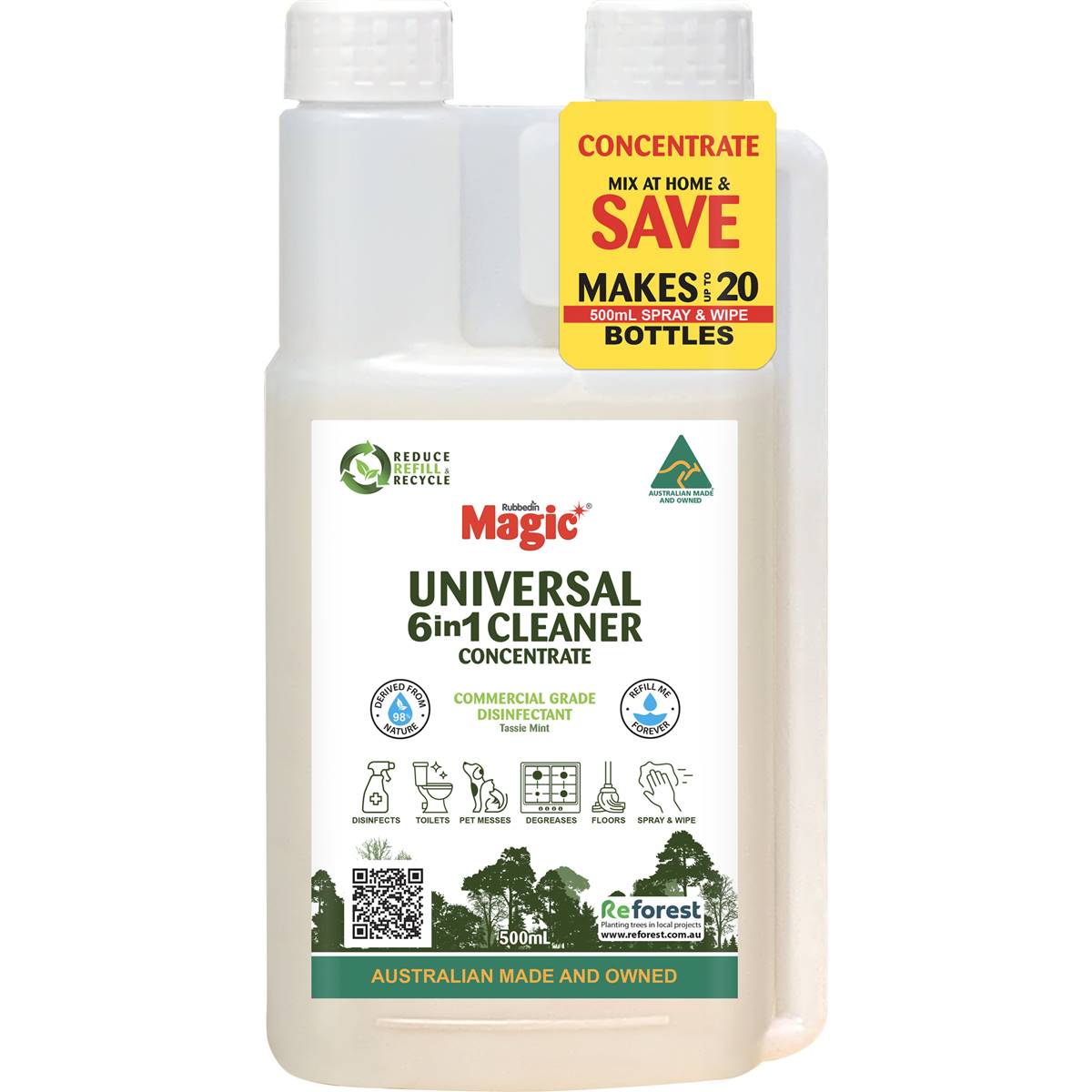 Magic 6 in 1 Universal Cleaner Concentrate 500mL
