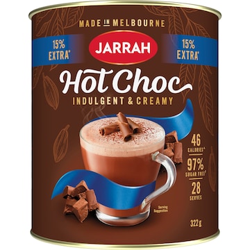 Jarrah Hot Chocolate Powder 322g