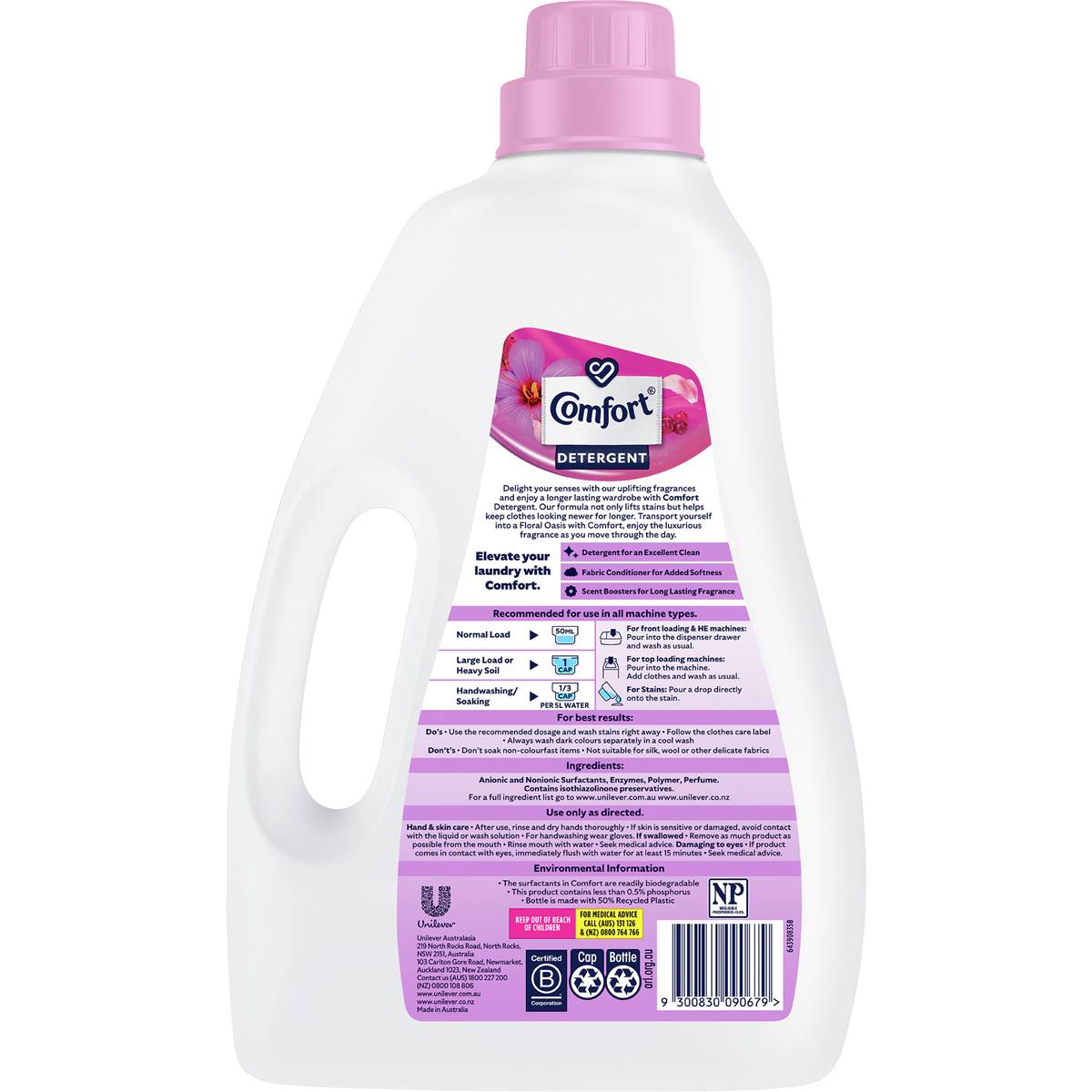 Comfort Liquid Detergent Floral Oasis 2L