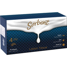 Sorbent Lotion Tissues 4 Ply 70 pack