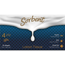 Sorbent Lotion Tissues 4 Ply 70 pack