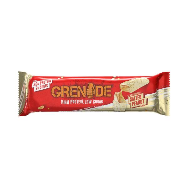 GRENADE WHITE CHOCOLATE SALTED PEANUT PROTEIN BAR 60G