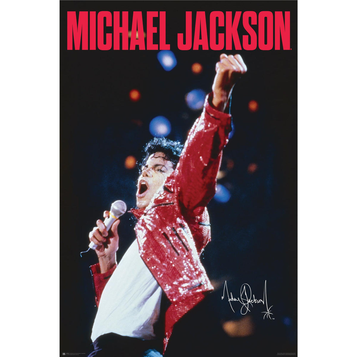 Michael Jackson - Red Jacket Poster