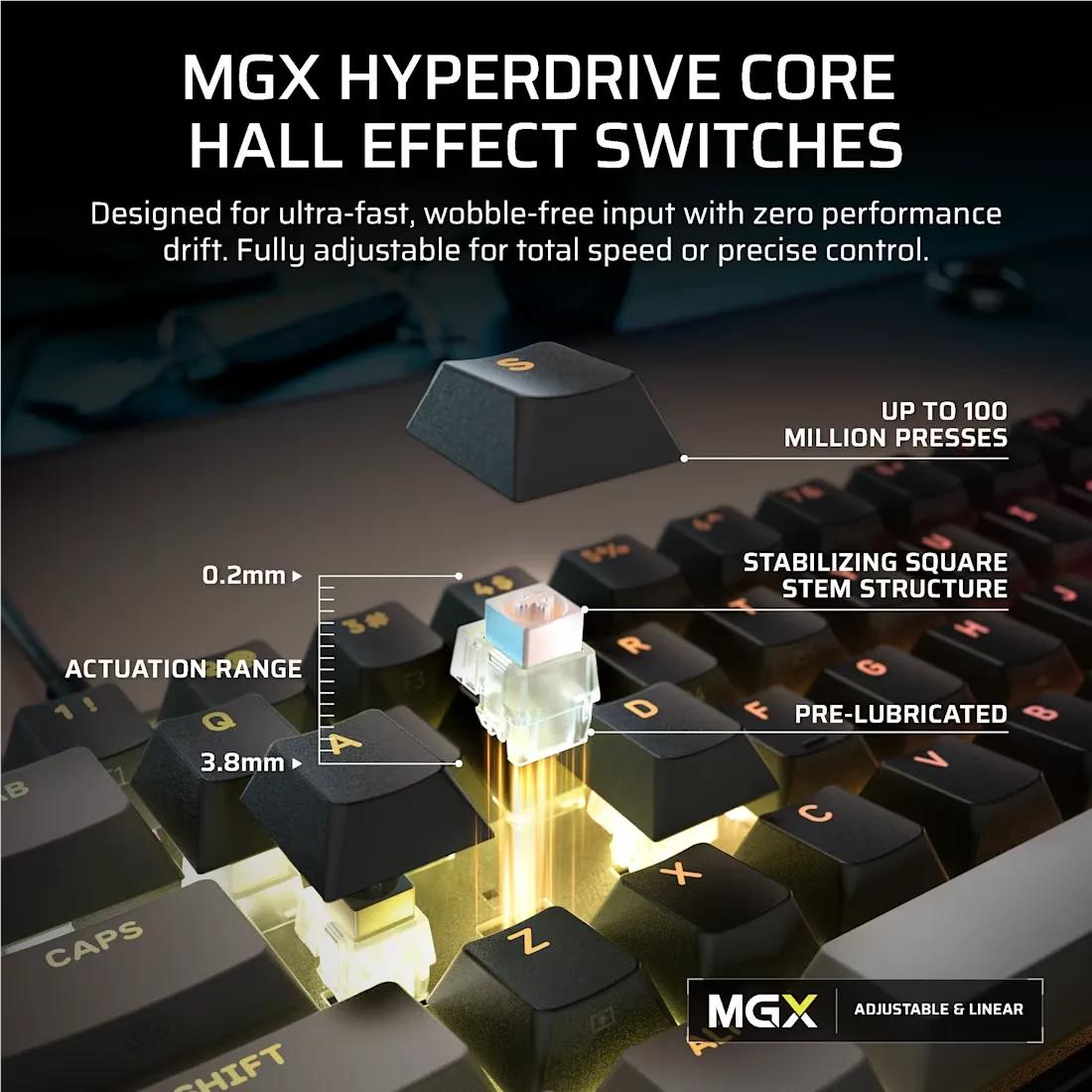 Corsair Clipper PRO MINI 60 Hall Effect Gaming Keyboard (Black)