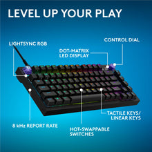 Logitech G G316 X 75 Wired Gaming Keyboard (Black)