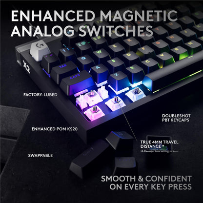 Logitech G Pro X2 Rapid 8K Wired TKL Analog Gaming Keyboard