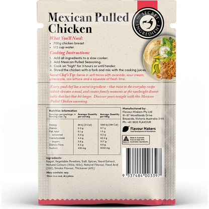 The Secret Ingredient Mexican Pulled Chicken Seasoning 28g