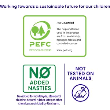 Toddler Pull-Up Nappy Pants, Size 3 (7-11kg), 34 Pack