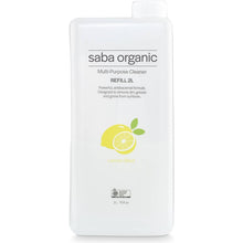 Saba Organics Multipurpose Cleaner Refill Lemon 2L