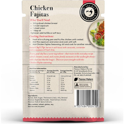 The Secret Ingredient Chicken Fajitas Seasoning 28g
