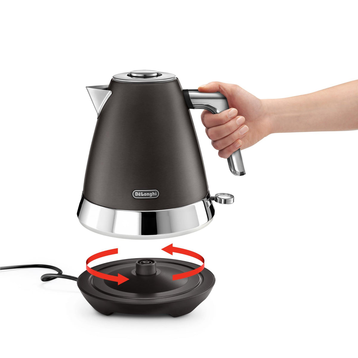 De'Longhi Diadema Kettle (Onyx Black)