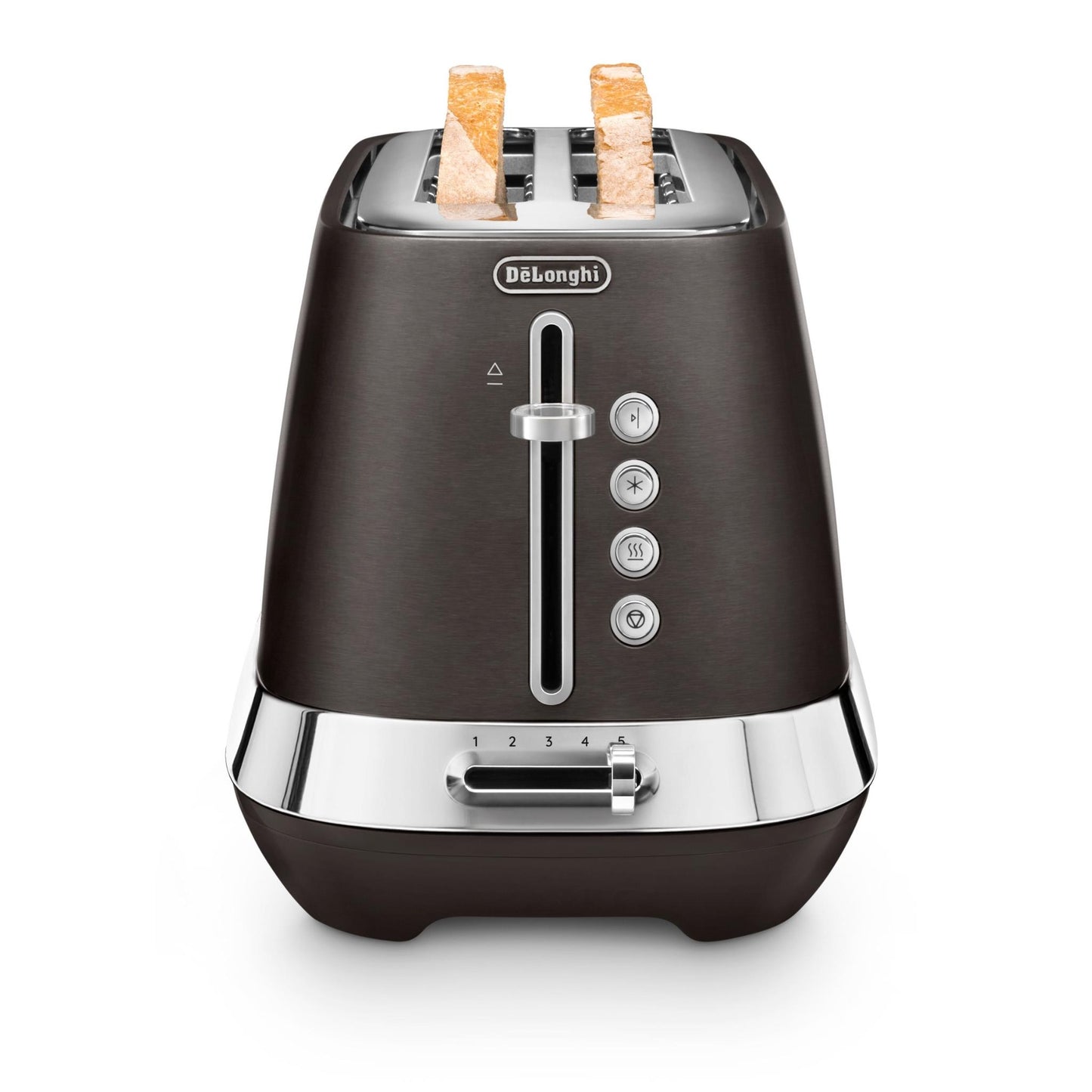 De'Longhi Diadema 2 Slice Long Slot Toaster (Onyx Black)