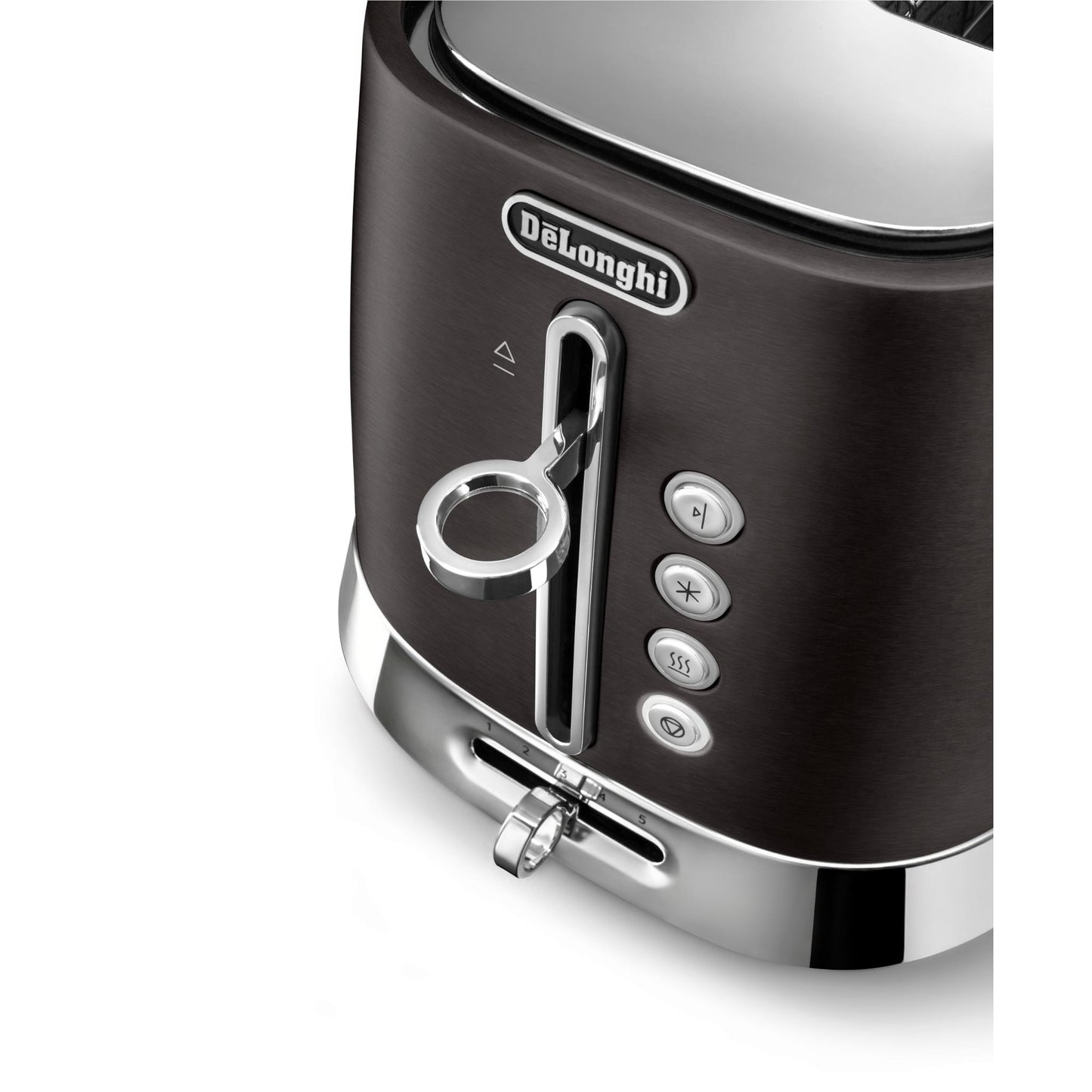 De'Longhi Diadema 2 Slice Long Slot Toaster (Onyx Black)