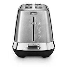 De'Longhi Diadema 2 Slice Long Slot Toaster (Platinum)