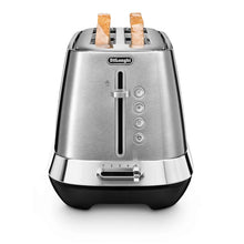 De'Longhi Diadema 2 Slice Long Slot Toaster (Platinum)