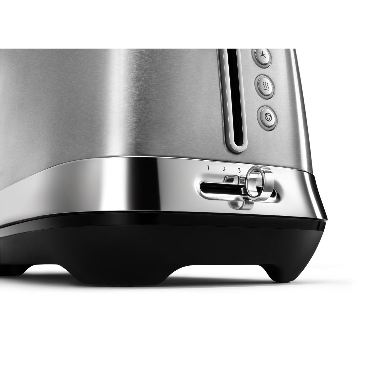 De'Longhi Diadema 2 Slice Long Slot Toaster (Platinum)